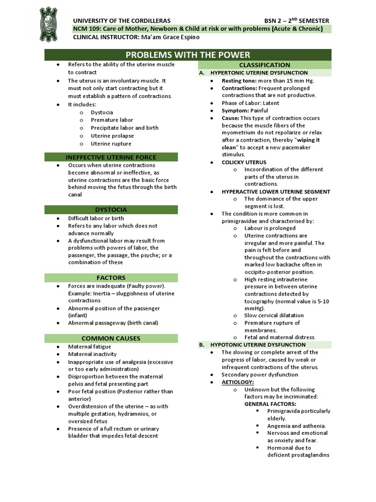 Understanding Dysfunctional Labor: Classification, Causes, Risk Factors ...