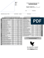 Formulario de pedido del FBO supervisor