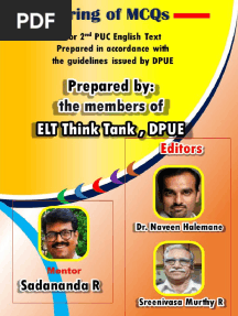 Think Tank II PUC English MCQ - Revised Normal