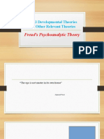 Developmental Theories and Other Relevant Theories