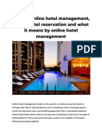 Hotel Management