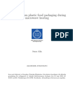 Migration From Plastic Food Packaging During