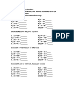 Worksheet For Math