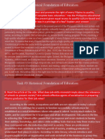Task #3 Historical Foundation of Education - MACEDA