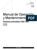 Manual Oper y Mant CAT 745