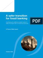 IMPORTANTE A Safer Transition For Fossil Banking Finance Watch Report