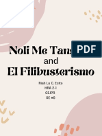 Noli Me Tangere and El Filibusterismo