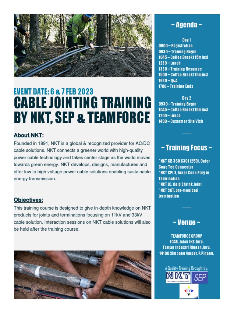 NKT Cable Jointing Training Course | PDF | Electrical Engineering ...