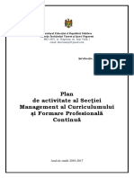 Plan Centru Metodic 2016 2017