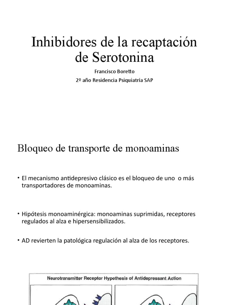 Inhibidores de La Recaptación de Serotonina FB PDF Inhibidor
