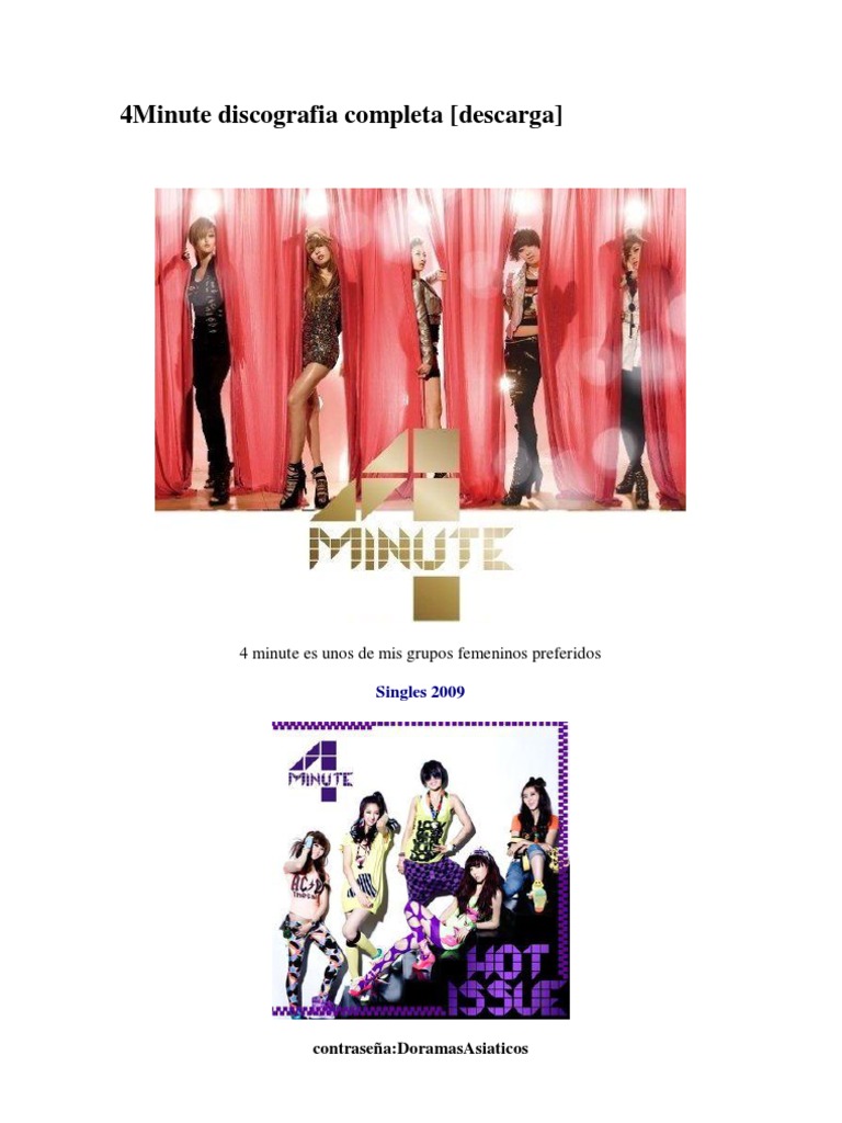 4minute Discografia Completa | PDF