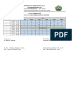 Jadwal Mengajar Semester 1 2019-2020