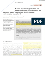 Corp Soc Responsibility Env - 2019 - Cheema - Employees Corporate Social Responsibility Perceptions and Organizational