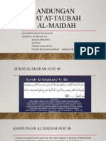 Surat Al-Maidah dan At-Taubah