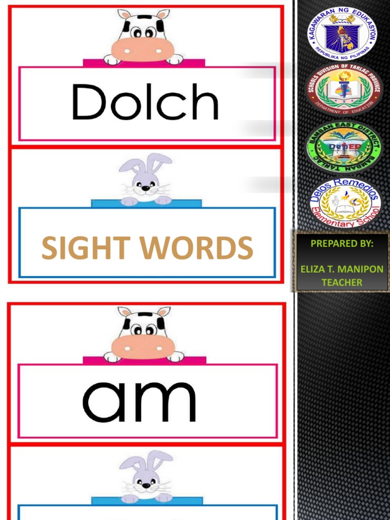 Dolch Sight Words 2 Pdf