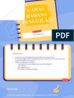 Laras Bahasa Panggilan