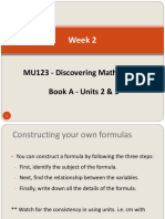 MU123 Week 2 Unite 2 3
