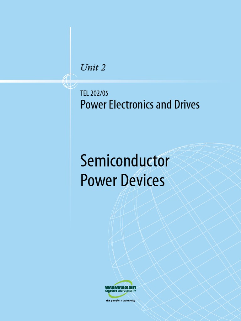 Power Electronics Drives U2 Pdf Field Effect Transistor Mosfet