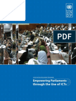 Empowering Parliaments Through The Use of ICTs