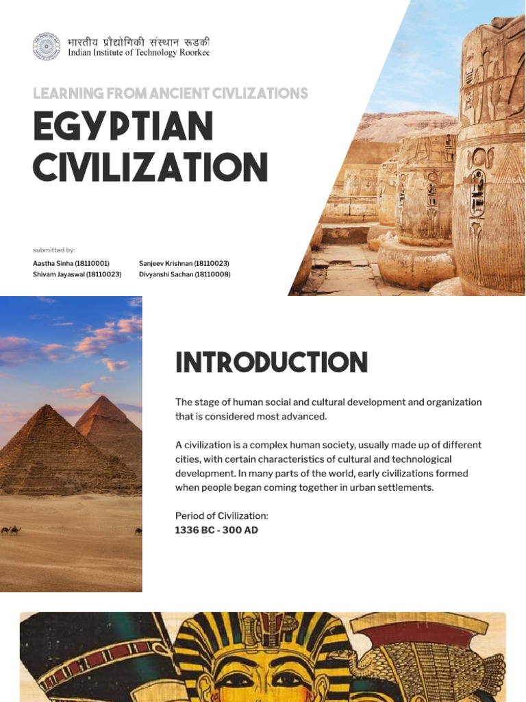 Egyptian Civilization Settlements PDF Ancient Egypt Civilization