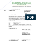 Surat Pemberitahuan Penggalangan Donasi DPW FPI