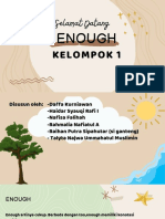 Selamat Datang: Enough