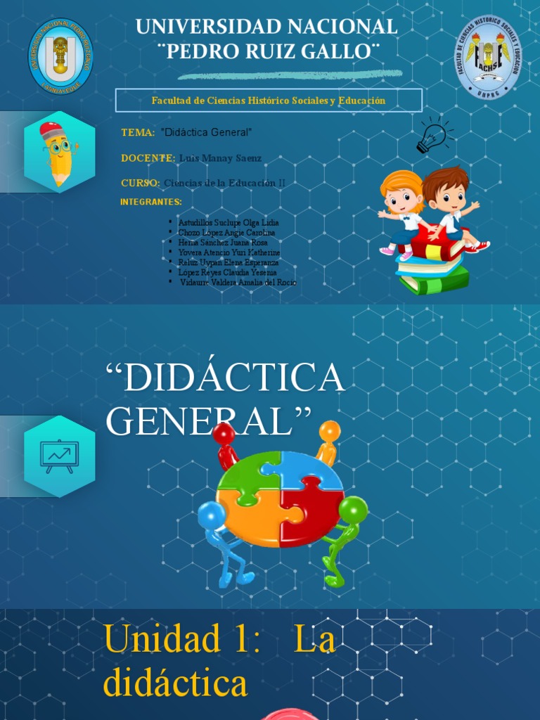 La Didáctica General | PDF | Aprendizaje | Enseñando
