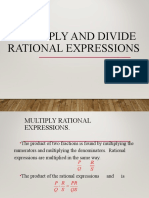 G8 Math Q1 - Week 4 - Multiplication and Division of Rational Algebraic Expression