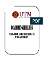 Academic Guidelines Undergraduate Programme