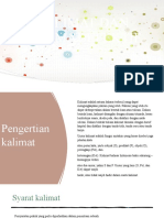 Bahasa Indonesia Kalimat Dan Kalimat Efektif
