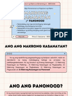 Panonood Bilang Makrong Kasanayan Sa Pagtuturo NG Filipino Sa Elementarya 1