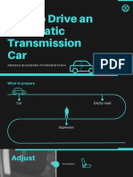 How To Drive An Automatic Transmission Car