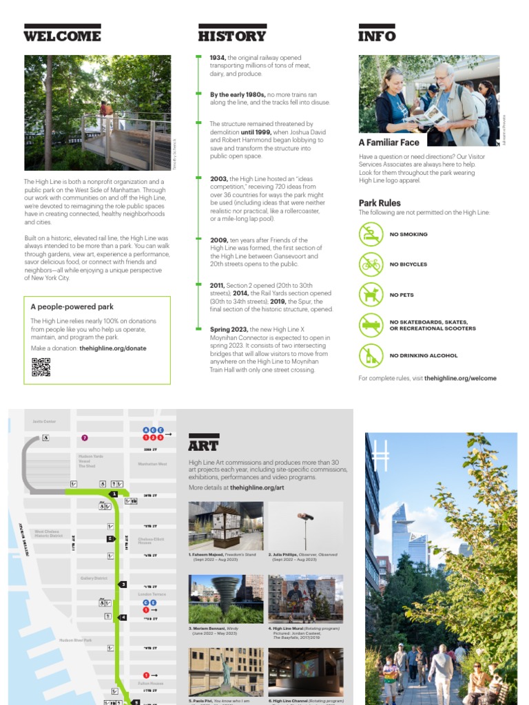 High Line Park Visitor Guidelines | PDF