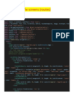 Passing Data B/W Screens (Routes) App - Js