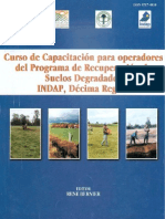 Curso de capacitacion para operadores recuperacion de suelos degradados