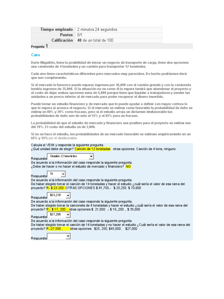 Análisis de VEIM en Proyectos de Transporte | PDF | Economias