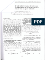 Ứng Dụng Phép Biến Đổi Fourier Nén Đồng Bộ Suy Rộng Trong Nhận Dạng Hư Hỏng Bộ Truyền Bánh Răng Có Tốc Độ Quay Biến Đổi