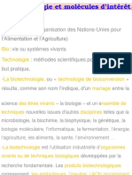 Biotechnologie Et Molecules Dinterets