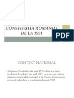 Constitutia Din 1991 Elev