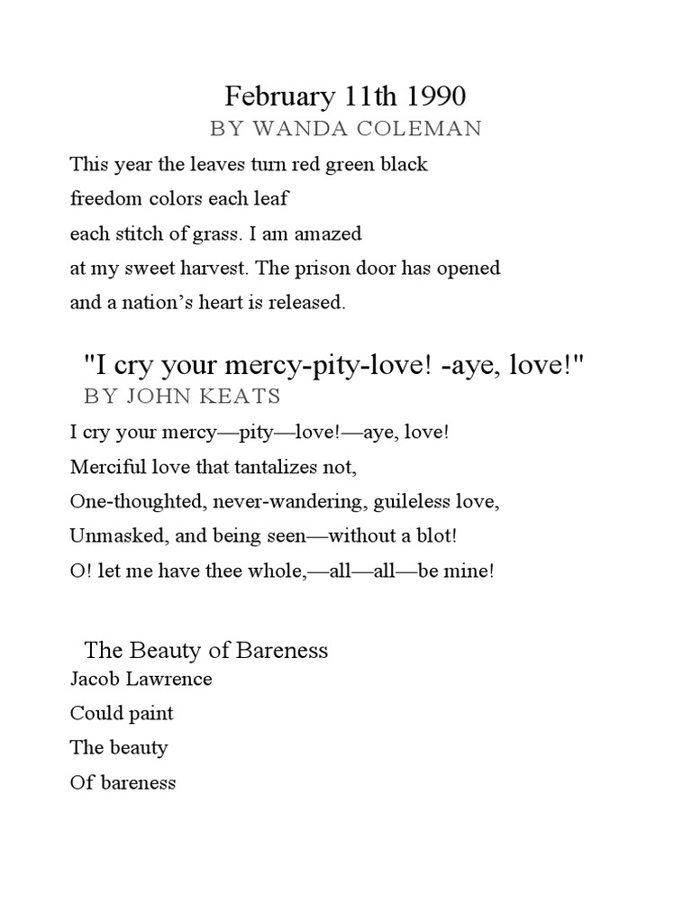 Poems For Adults | PDF