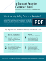 Big Data and Analytics in Microsoft Azure
