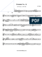 Bach_Prelude_Book2_No11_BWV880 - Trumpet in Bb