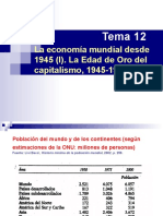 Economía mundial 1945-1973 Edad de Oro capitalismo