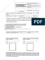Autorización para Entrega de Mercados F-PDC-6100-238,37-084