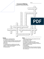 Crossword Puzzle Creation