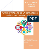 Plan de trabajo para prevención y control de enfermedades no transmisibles