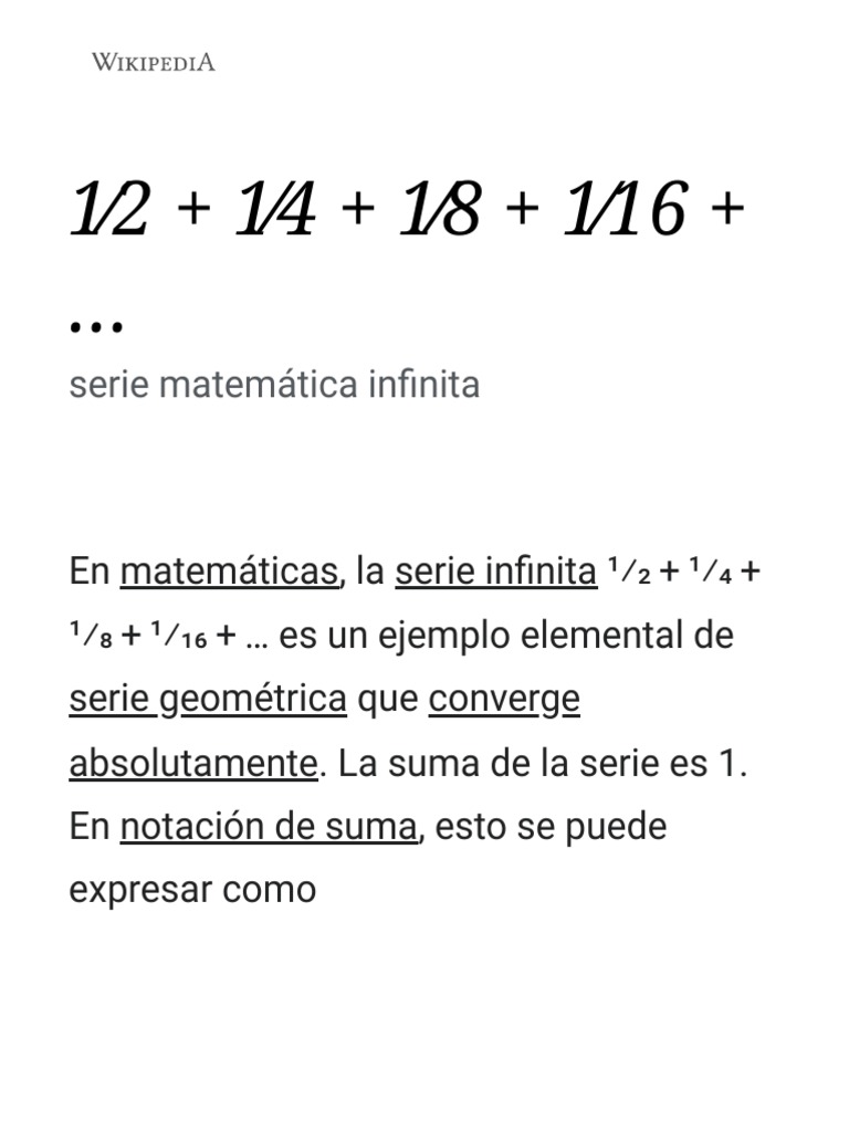 1 2 1 4 1 8 1 16 Wikipedia La Enciclopedia Libre PDF