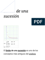 Límite de Una Sucesión - Wikipedia, La Enciclopedia Libre