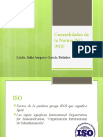 Generalidades de La Norma ISO 9000