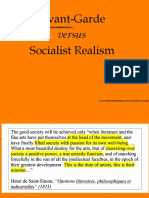 Avant-Garde Versus Socialist Realism 2022